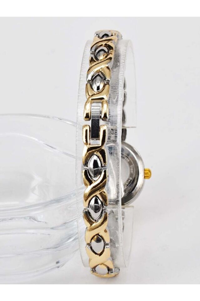 Gümüş & Altın Renk Şık Sade Yeni Sezon Genç Kız Zarif Şık Kadın Kol Saati