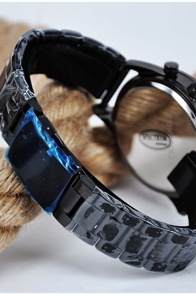 Yetişkin Spor Analog Siyah Renk Şık Sade Tasarım Hediyelik Erkek Kol Saati