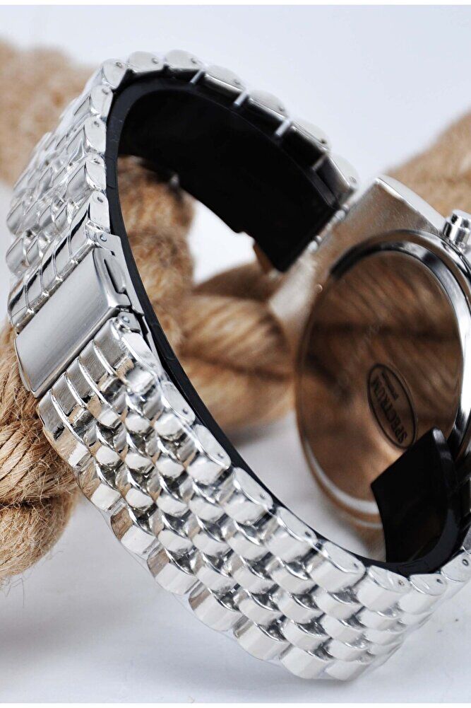 Gümüş Renk Roma Rakam Şık Sade 2026 Sezon Unisex Quartz Prestijli Modern Saat Modeli