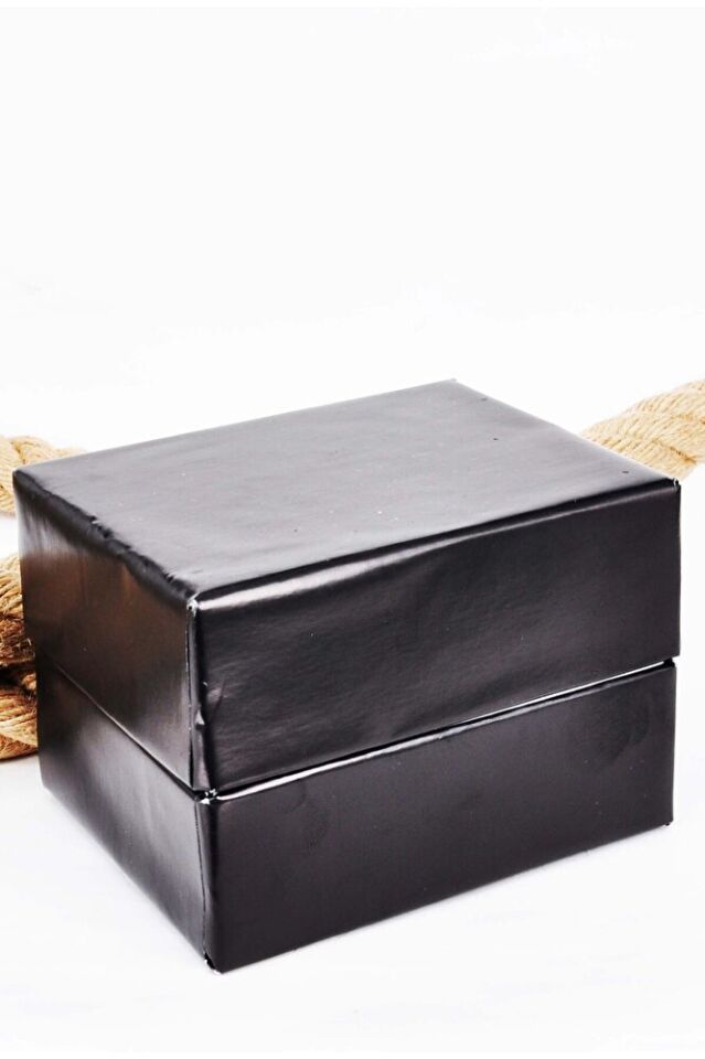 Erkek Kol Saati Deri Kordon Bileklik ve Anahtarlık Seti Quartz Şık Klasik Hediye Saat Set Modeli