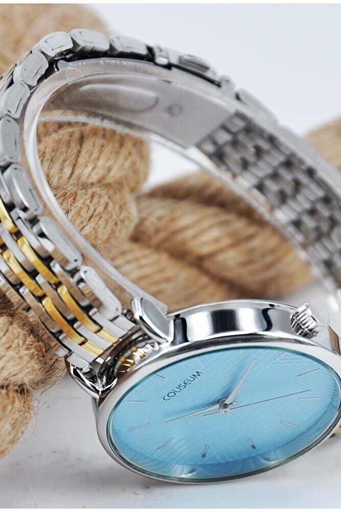 Gümüş Altın Renk Mavi Renk Kadran Yeni Sezon Kadın Şık Klasik Zarif Kol Saati