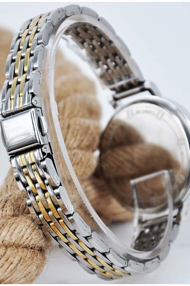 Gümüş Altın Renk Mavi Renk Kadran Yeni Sezon Kadın Şık Klasik Zarif Kol Saati