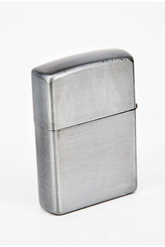 Gümüş Renk Benzinli Çakmak Şık Sade Tasarım SCA-002