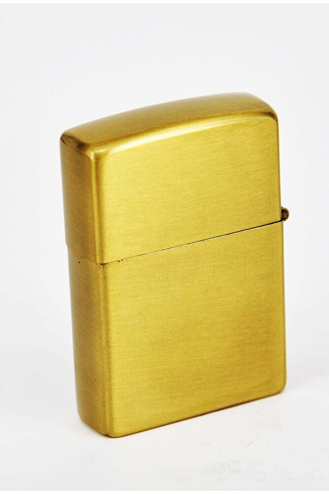 Altın Renk El Bombası Figürlü Klasik Benzinli Çakmak