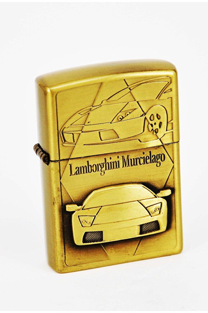 Logolu Bakır Renk Benzinli Çakmak SCA-011