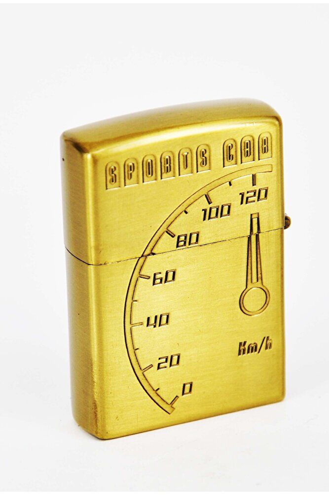 Logolu Bakır Renk Benzinli Çakmak SCA-011