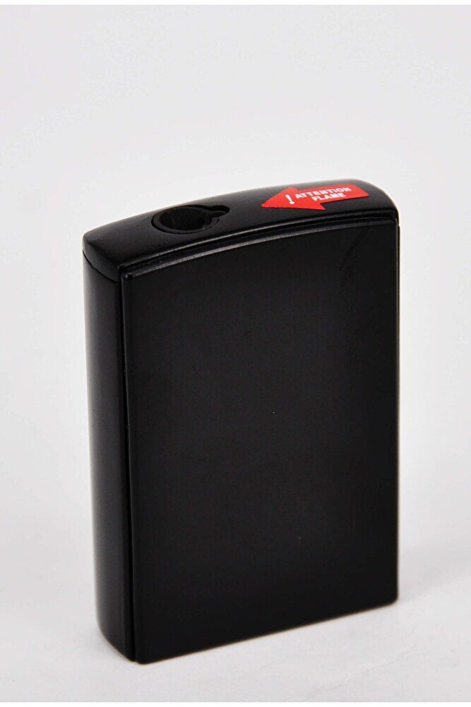 Siyah Renk Kaydırmalı Hürmüzlü Şık Sade Klasik Çakmak SCA-032-001