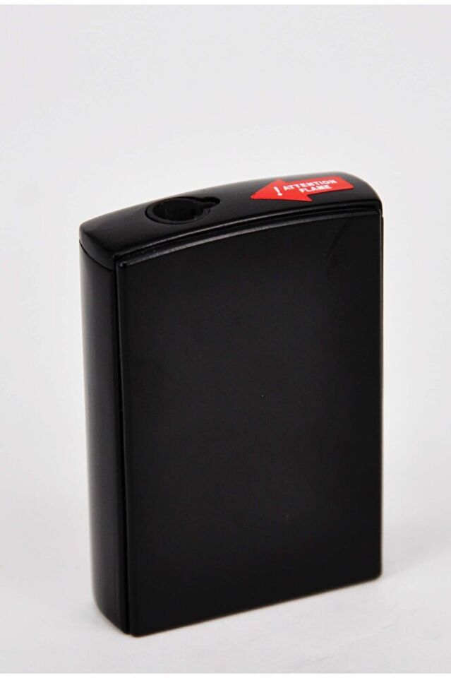 Siyah Renk Kaydırmalı Hürmüzlü Şık Sade Klasik Çakmak SCA-032-001