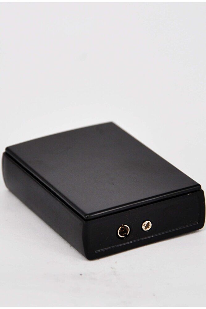 Siyah Renk Kaydırmalı Hürmüzlü Şık Sade Klasik Çakmak SCA-032-001