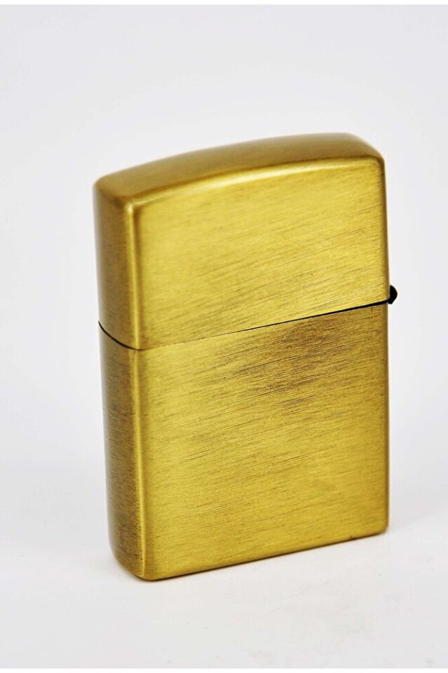 Bakır Renk Osmanlı Turalı Benzinli Çakmak Şık