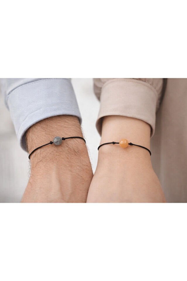 Güneş & Ay Kombin Genç Kız Kadın Erkek Bileklik Sevgili Arkadaş Bilekliği Ayarlanabilir Unisex